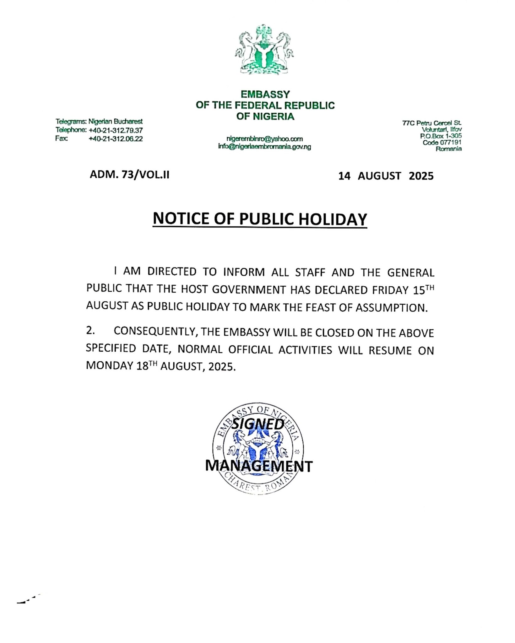 Public Notice-!!